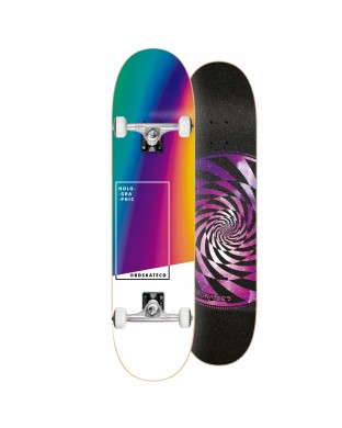 Monopatín Skate Completo BDSKATECO Hollographic Rainbow 8.0