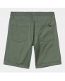 PANTALÓN CORTO CARHARTT SWELL SHORT DOLLAR GREEN RINSED