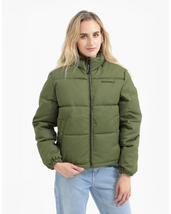 CAZADORA DICKIES RODESSA PUFFA VERDE