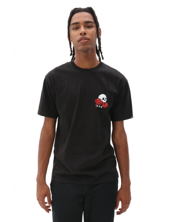 CAMISETA VANS MN ROSE BED SS BLACK