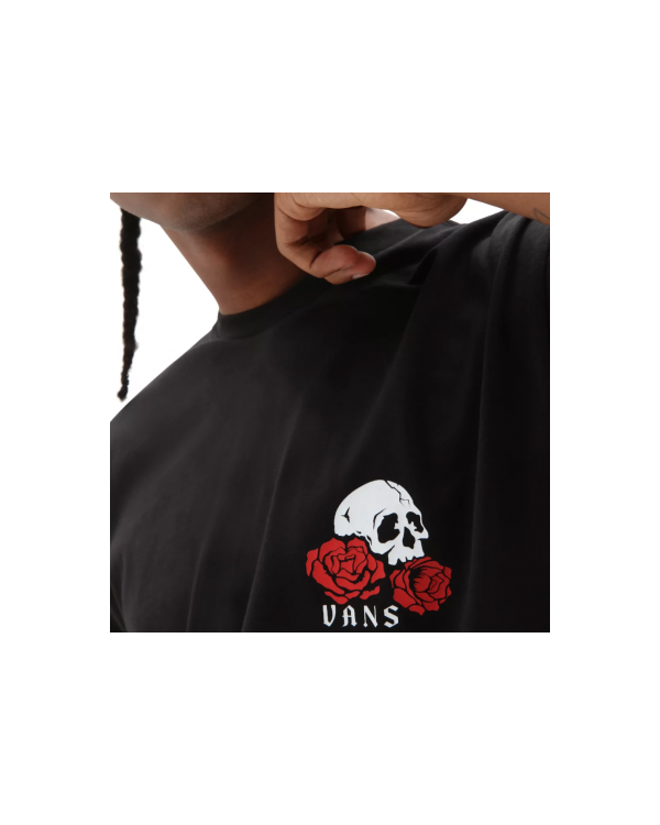 CAMISETA VANS MN ROSE BED SS BLACK