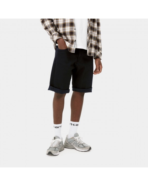 PANTALÓN CORTO VAQUERO CARHARTT SWELL SHORT BLACK